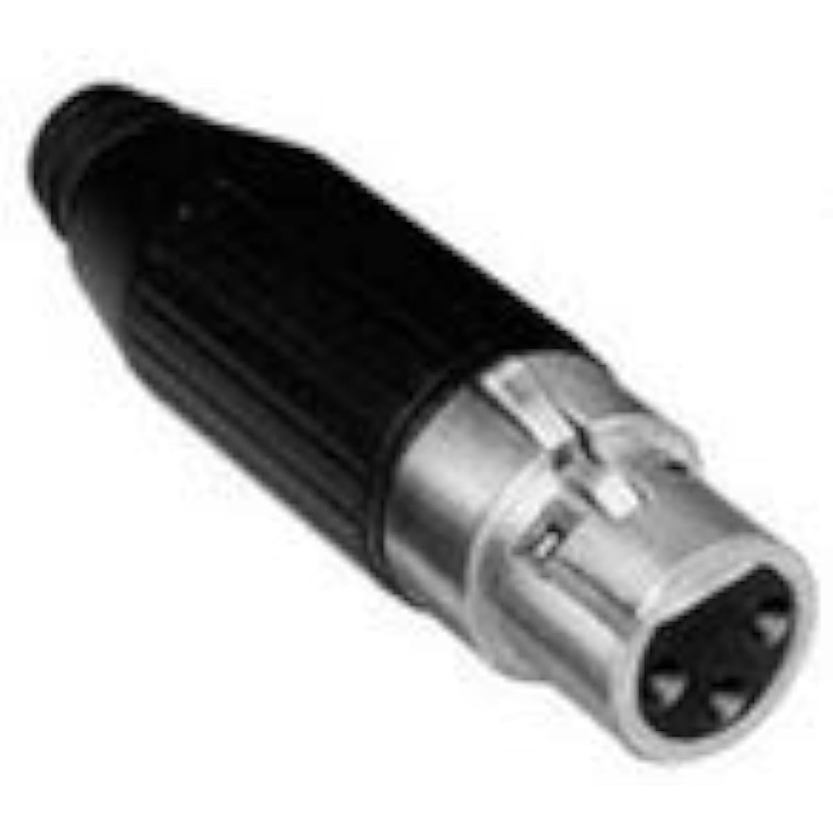 Switchcraft AAA3FBZ 3-Pin Aaa3F Black Chrome Finish