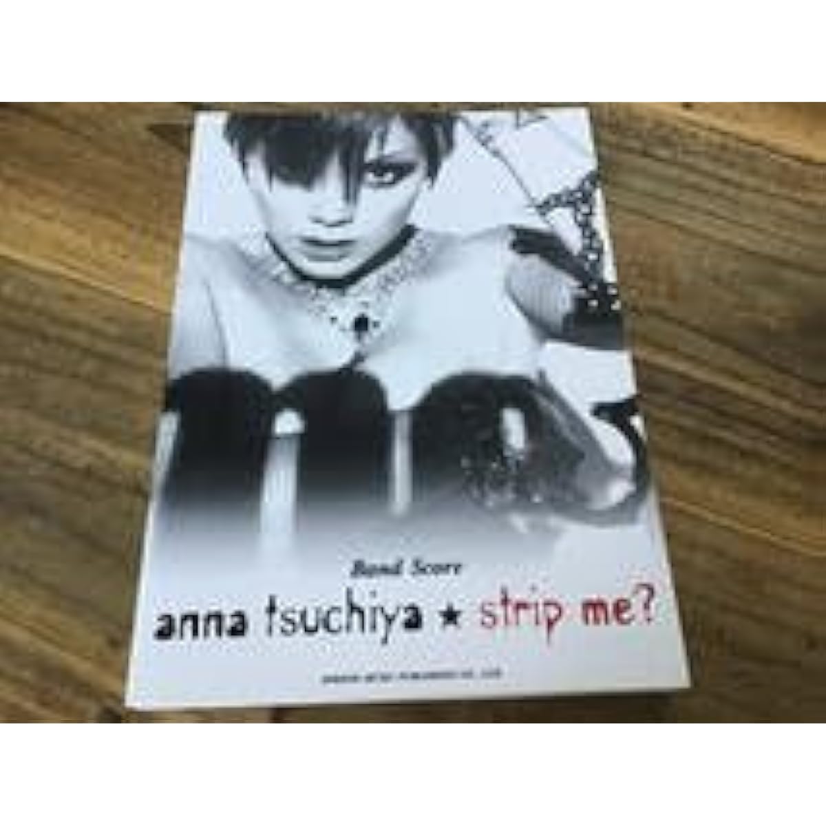 S sheet music new old stock Anna Tsuchiya strip me tabs band score