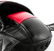 UFC UFC Long Curve Focus Mitt BLACK×RED Black UHK-69753 Kick Punch Mitt After Mixed Martial Arts Martial Arts Karate Kickboxing