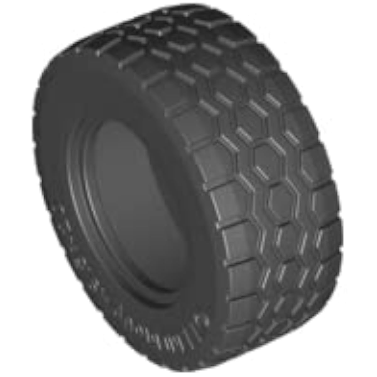 LEGO Black Tires 49.5x20 (x4) Light Blue Tone Gray Wheels 30.4mm x 20mm (x4)