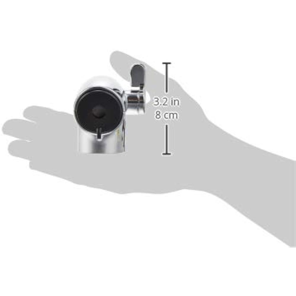 LIXIL INAX Bathroom Shower Head Plated (Ni-Cr) A-5401