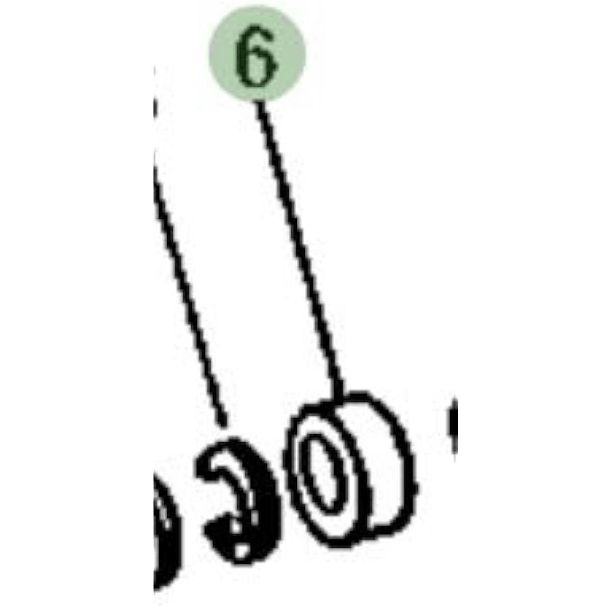 John Deere Original Equipment Ball Bearing #JD10329