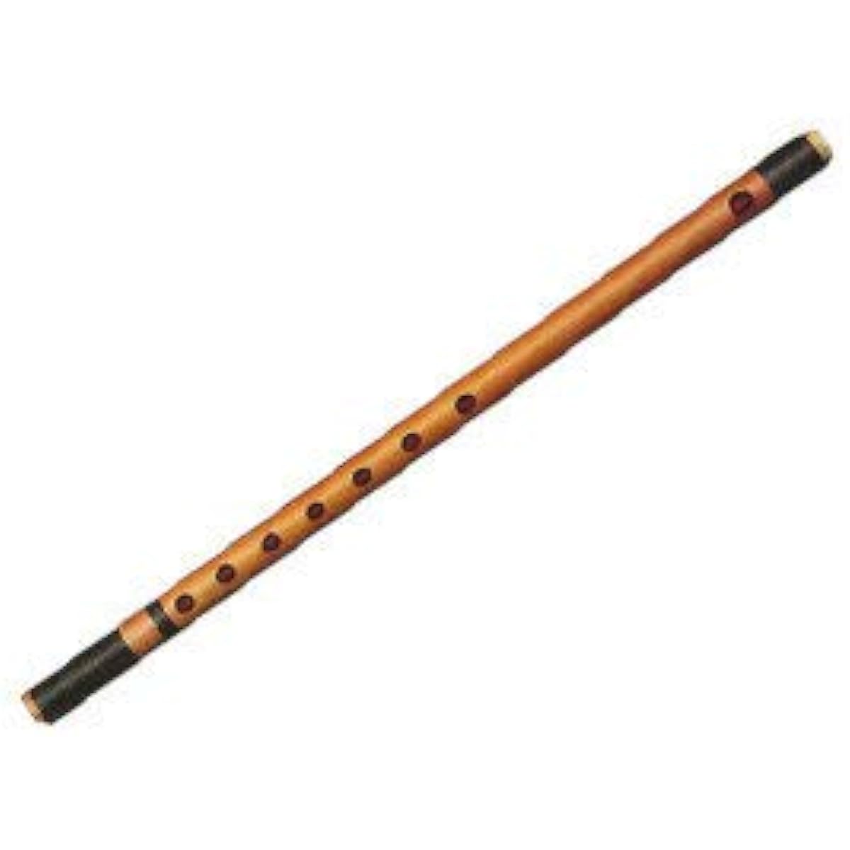 Shishida Takekei Shinobue for Ohayashi, Festivals, 6 Holes, 7 Holes, 5 Tunes, Colored Finish, Black Thread Winding