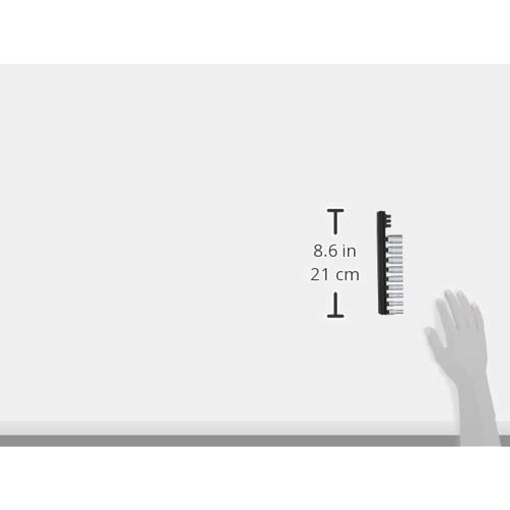 Koken 6.35mm insertion Z-EAL semi-deep socket rail set 9 pieces RS2300XZ9