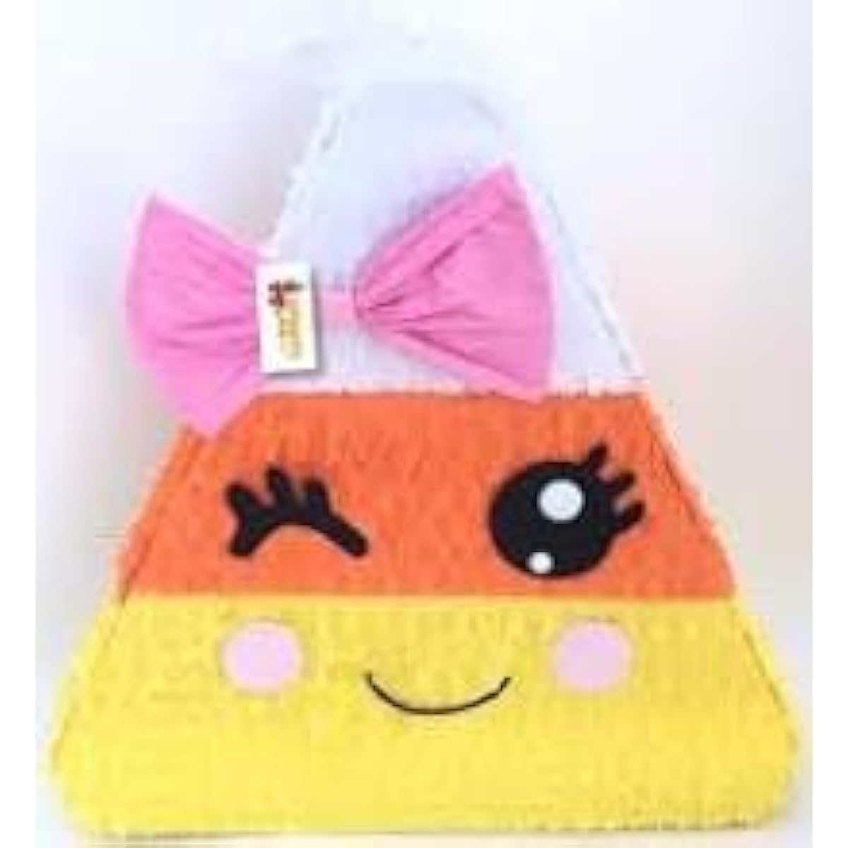 APINATA4U Cute Candy Corn Pinata Purple Ribbon Halloween Pinata Halloween Party Favors