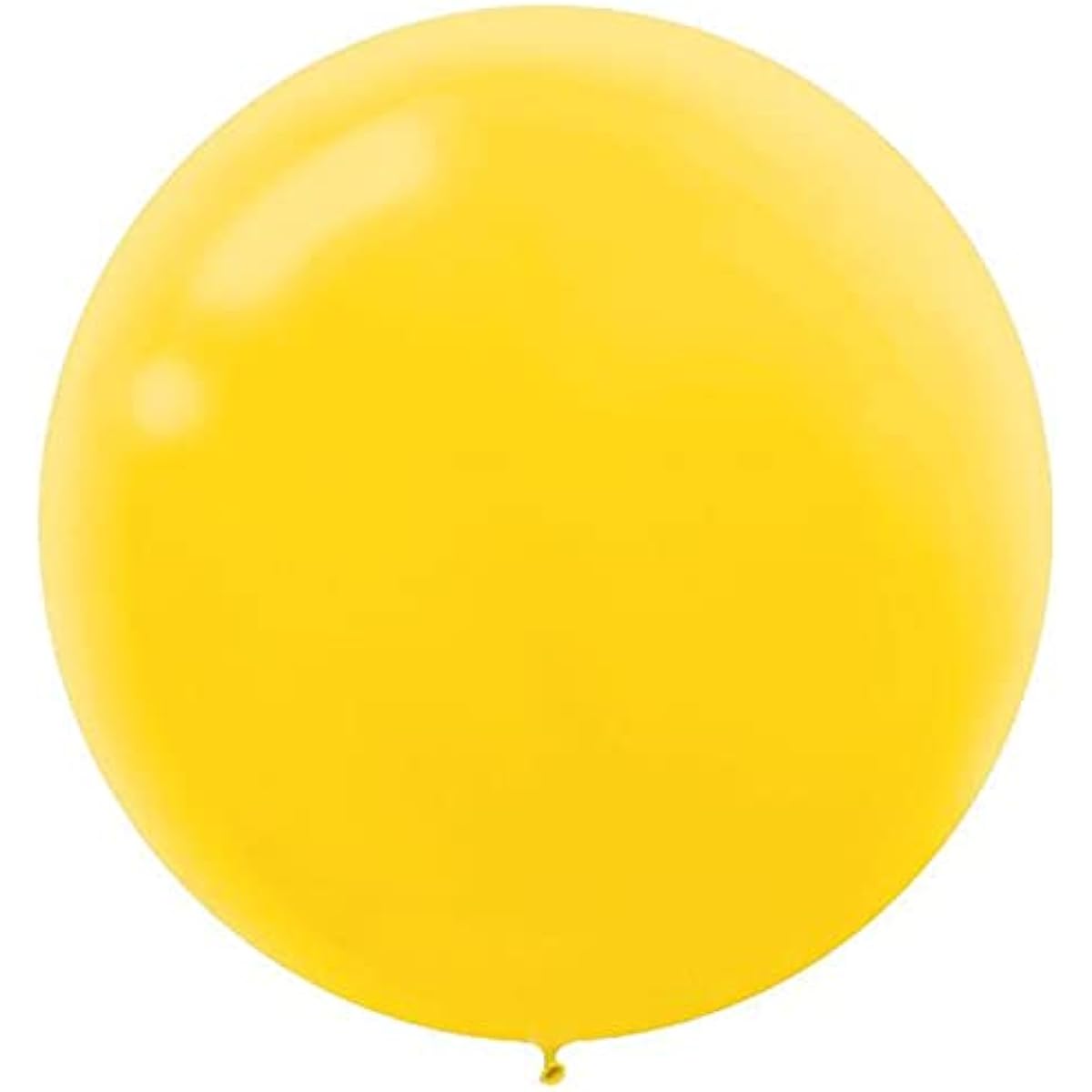 Solid Color Jumbo Latex Balloons | Yellow - 24" | Pack of 25