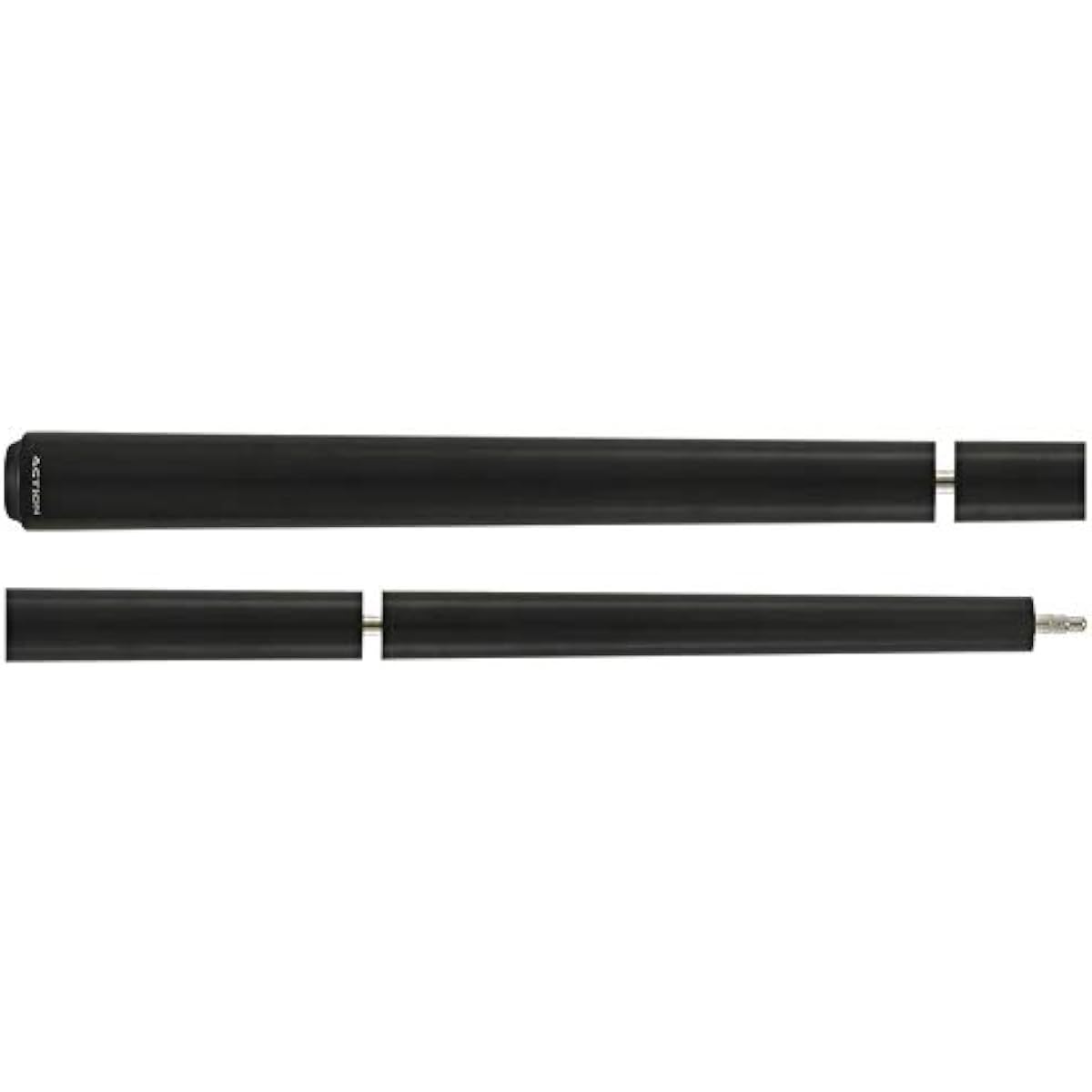 Action ACTBJ09 Black Matte Break Jump Pool Cue Stick with 12 Pieces of Master Billiard Chalk