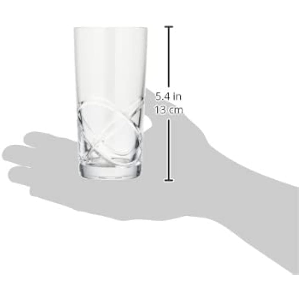 Adelia Glass Clear 310ml Dishwasher Safe Crystal Glass Bohemia Pretene Tumbler 10 6 Holders J-4082