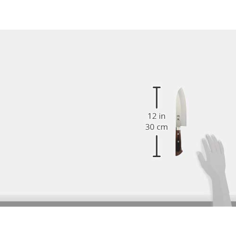 Akari Santoku knife with clasp AKR-A-100F