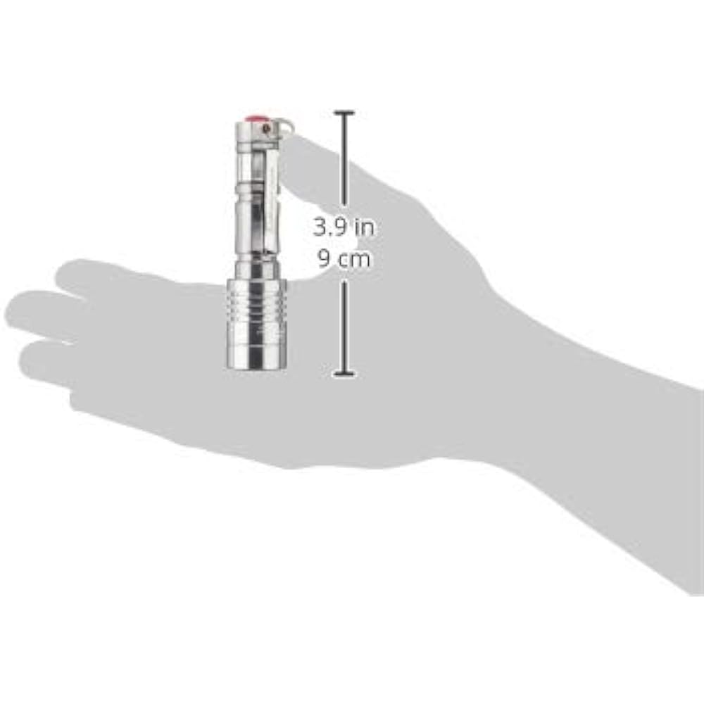 Ohm Electric Waterproof LED Zoom Light (200 lm/AAA x 1 included/Continuous lighting time 1.5 hours) LHA-KS411ZI-S