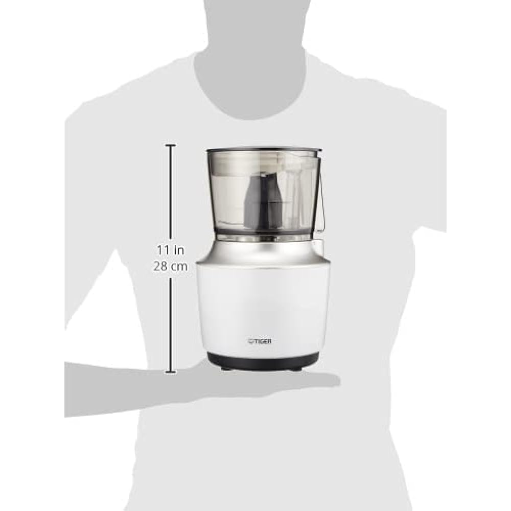 Tiger Food Processor Good Sound Design Cord Reel Time Saving Cooking Dishwasher Safe SKU-A100WM Misty White