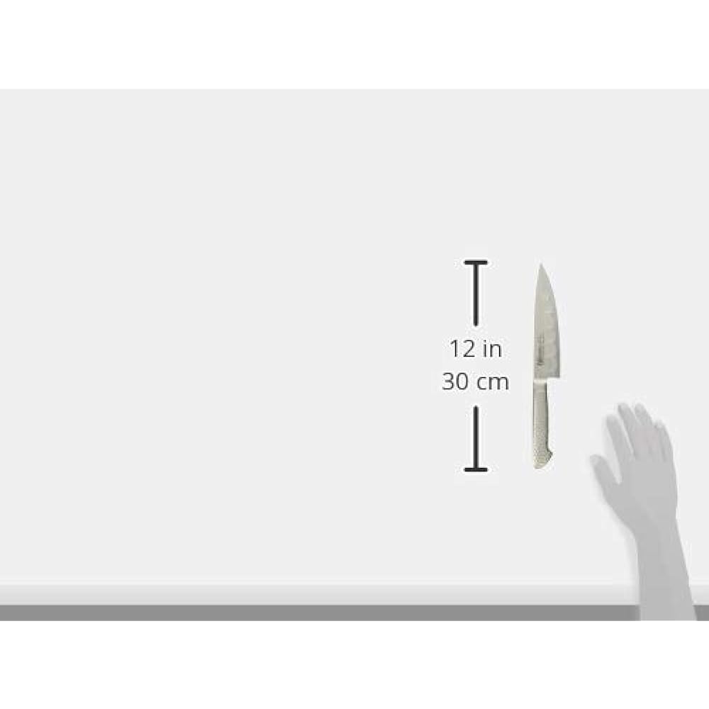 Kataoka Seisakusho Cook's Knife Silver 200mm Made in Japan Brieto-M11pro Europe Molybdenum Vanadium Steel Depot Processing Double-edged Real Blade M104-S