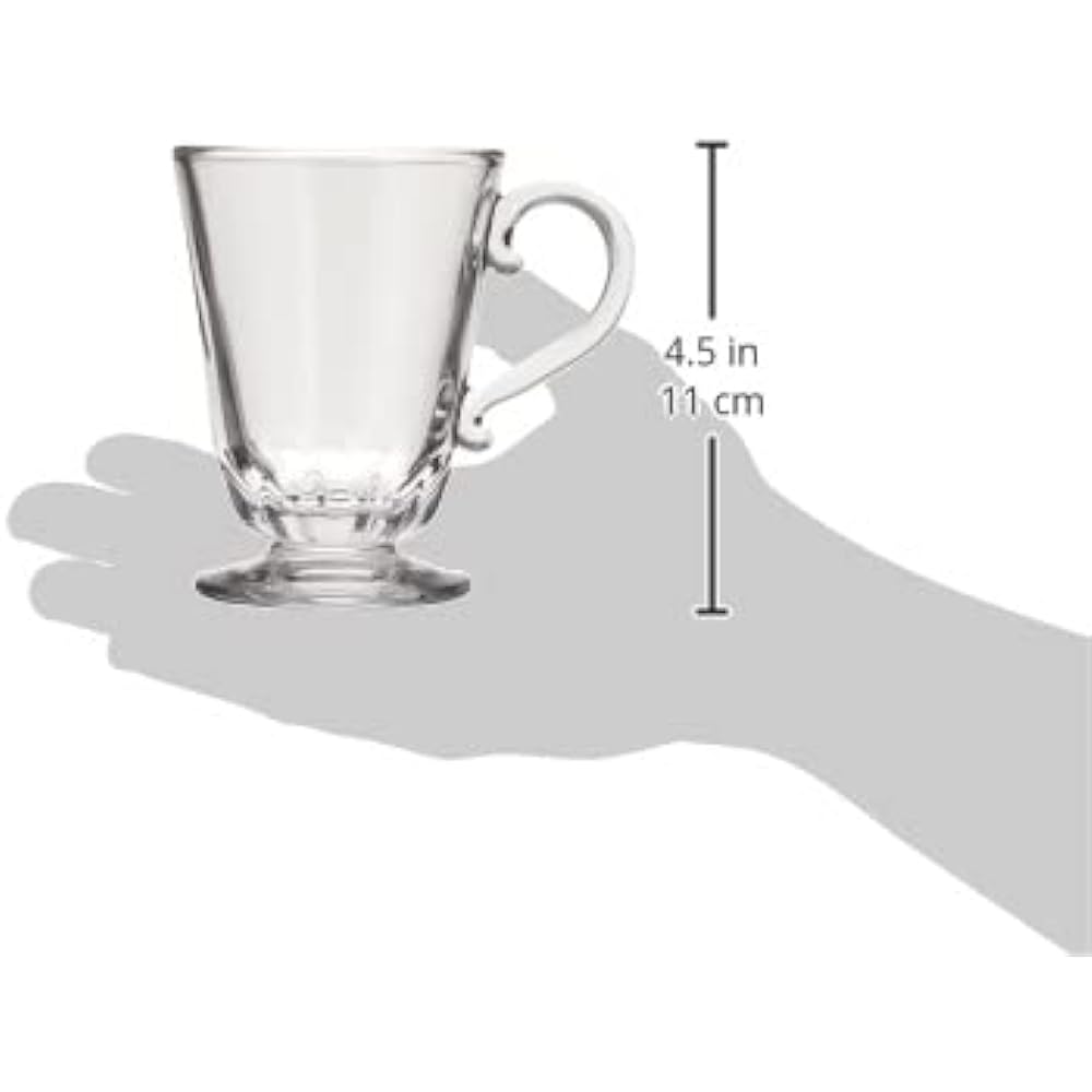 La Rochere Mug Clear 250ml Louison Mug 623701CR(6) 6 pieces