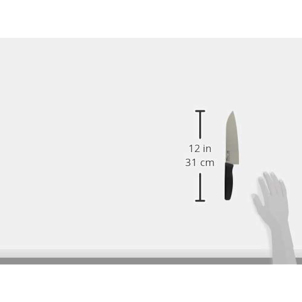 FOREVER Forever Silver Titanium Santoku Knife 18cm HT-18
