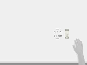 Panasonic WTA1811WK Wall-mounted automatic switch with heat ray sensor, compatible with 2-wire and 3-way wiring, matte white