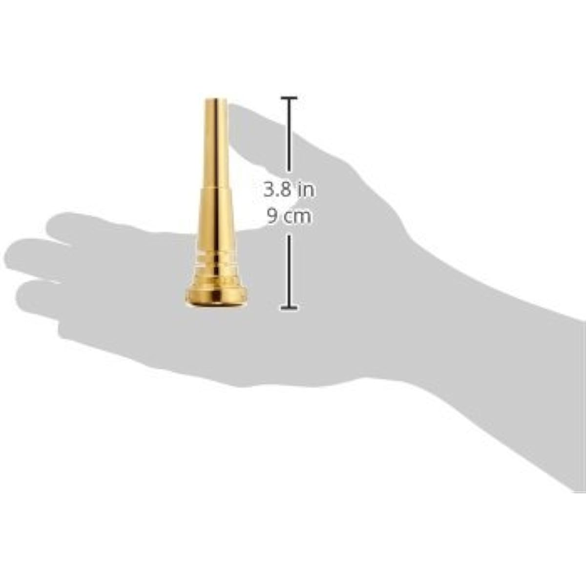 Best Brass Trumpet Mouthpiece 9D Gold Plated Finish