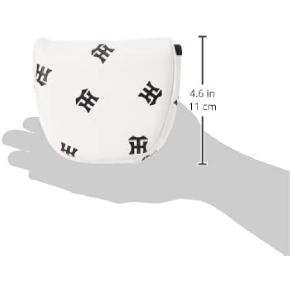 Rezax Head Cover Hanshin Tigers Putter Cover for Neo Mallet White HTPC-0522