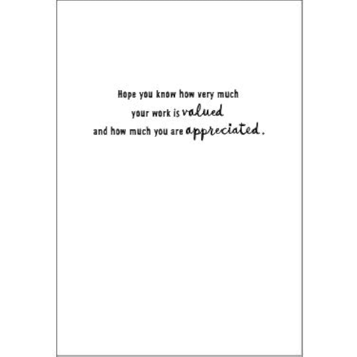 Hallmark Business (25 Pack) Thank You Cards (Because of You) for Administrators, Assistants, Volunteers, Secretaries, Managers, Associates, Coworkers, Supervisors, Professionals