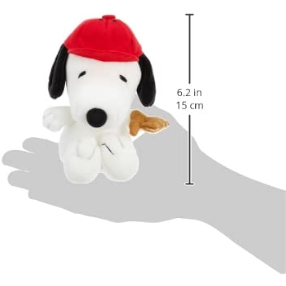 Nakajima Corporation Snoopy Soft Bean Doll Set Baseball 160379-21