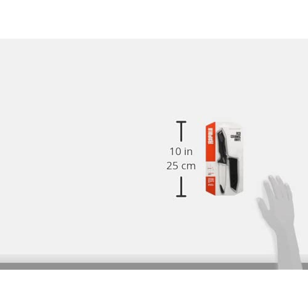 Rapala RCD Ceramic Utility Knife 10cm RCD CERAMIC UTILITY KNIFE RCDCUKB4