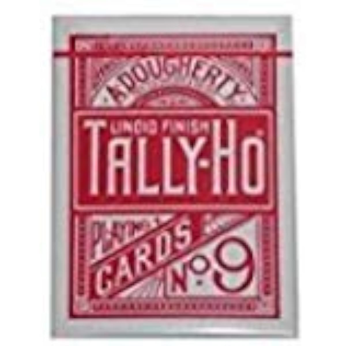Tally Ho Fan Back Cards - Poker size (Red)