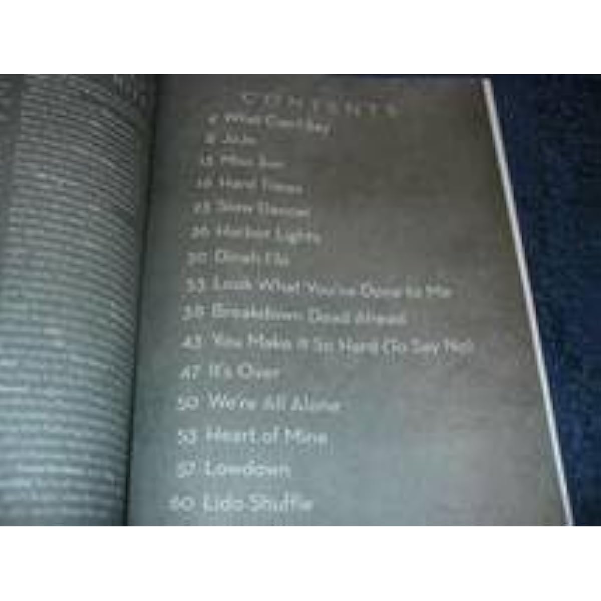 Boz Scaggs HITS Boz Scaggs sheet music PVG
