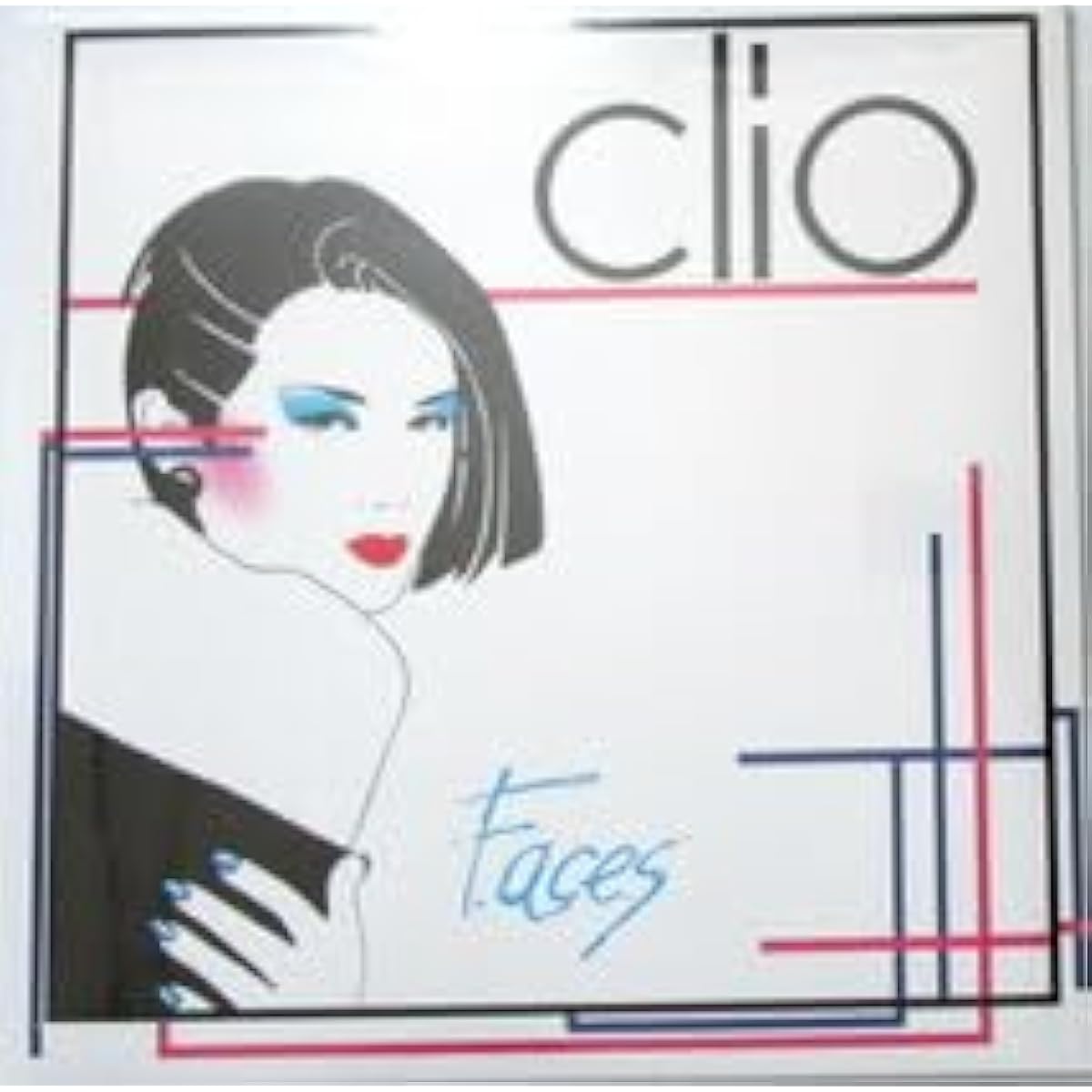 Clio Faces 12" Limited Edition Black Vinyl (2021 Reissue) Planet Records Classics Italo Discoイタロディスコ