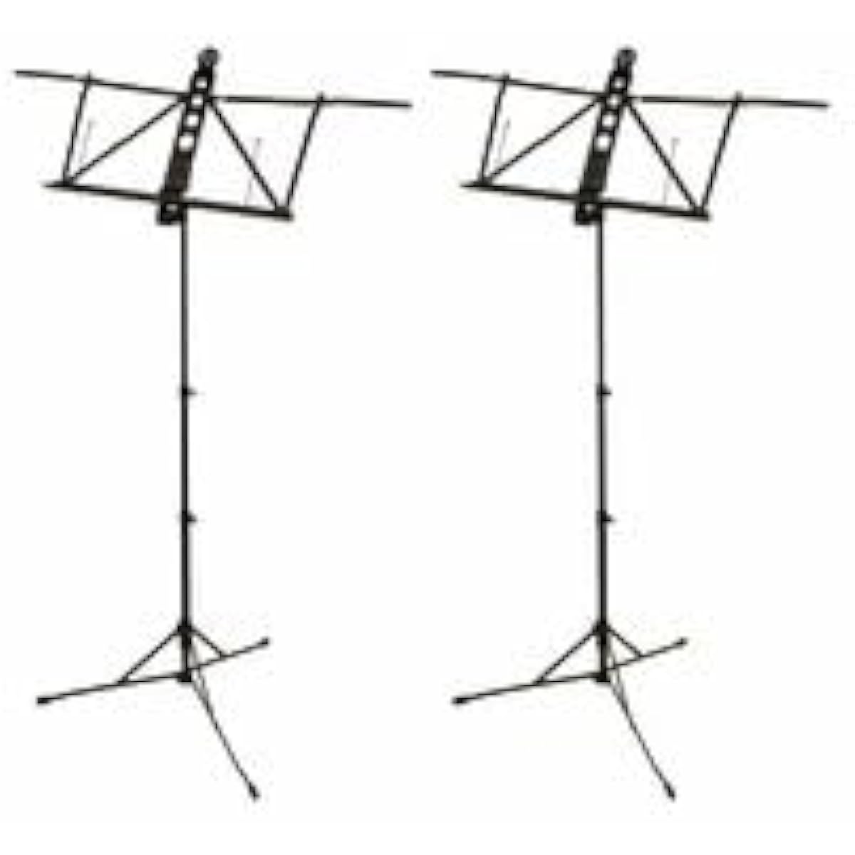 ARIA AMS-100 x 2 (Aria aluminum music stand with pouch)
