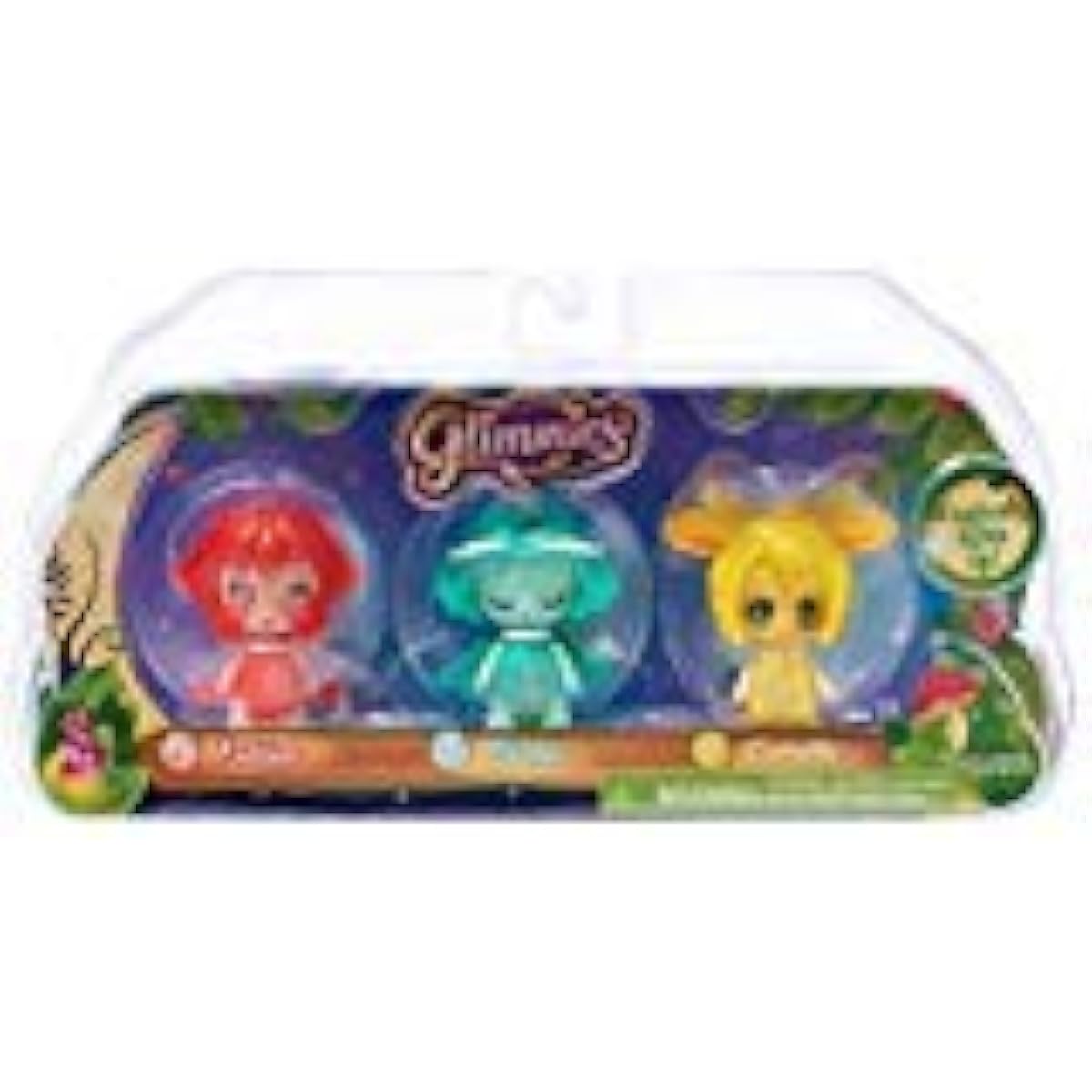 Glimmies Figure Doll, Multicolor, 2"