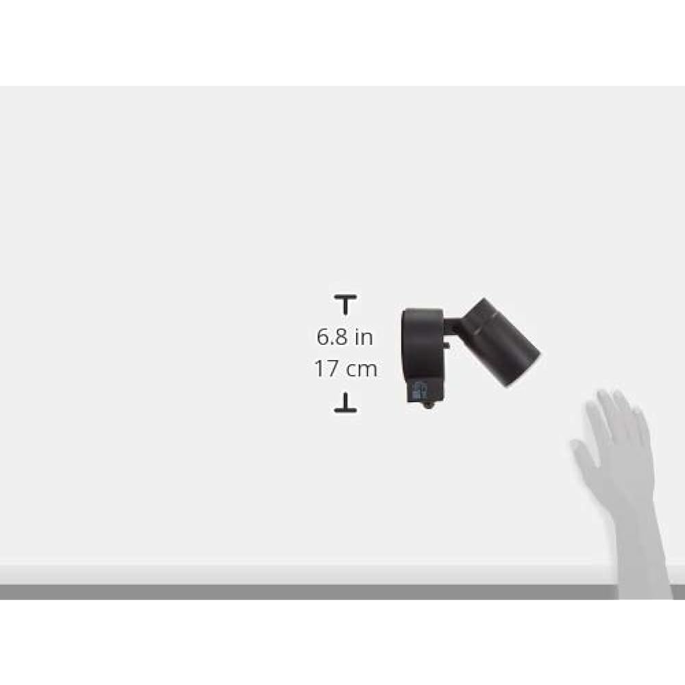 Koizumi Lighting Exterior Spotlight Diffused Black AU50448
