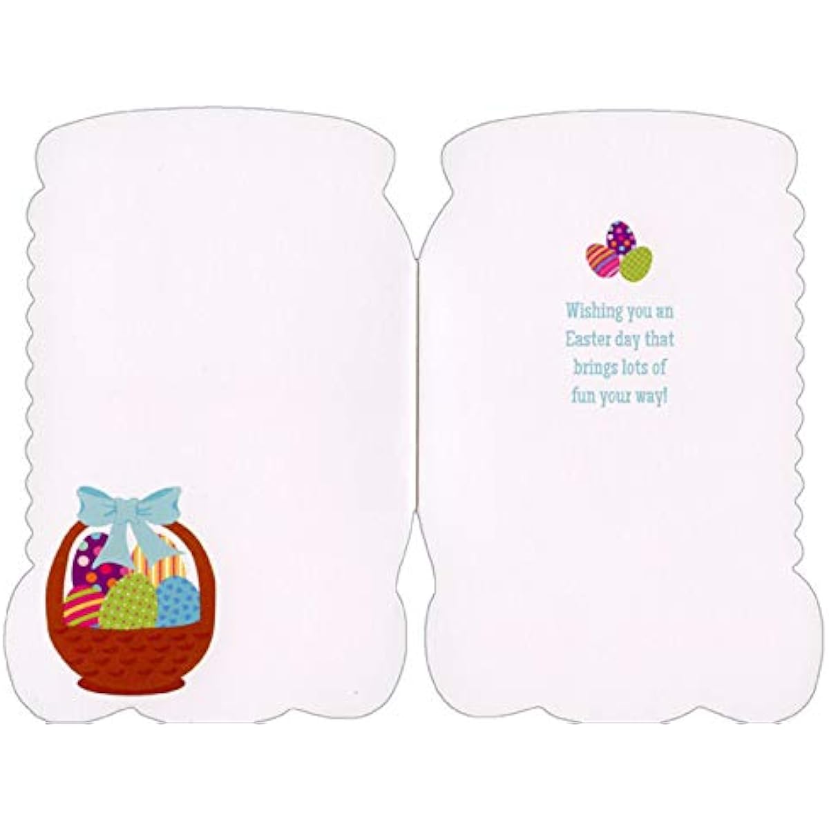 Pictura Fuzzy Teddy Bear Bunny Ears Easter Card for Grandchild