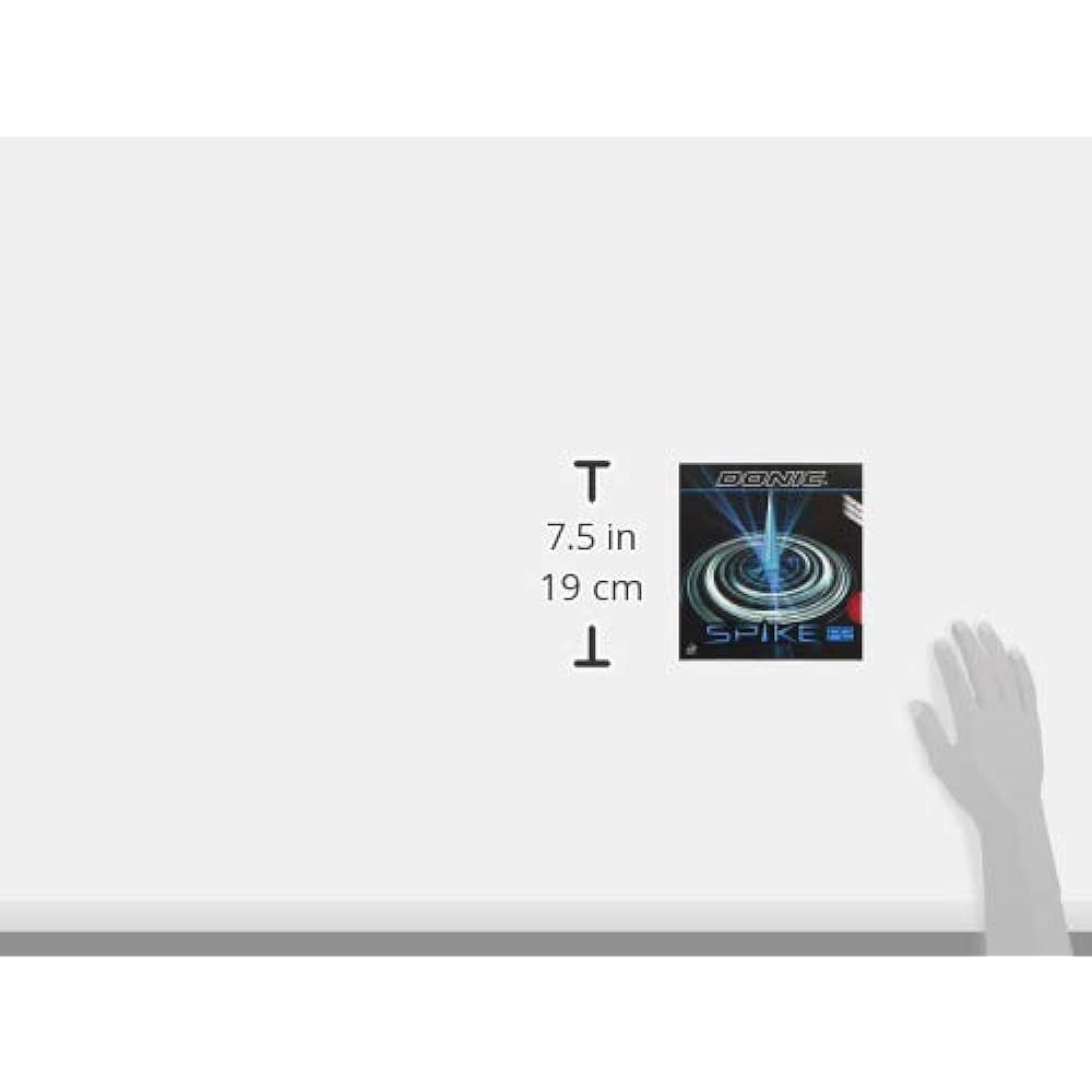 DONIC Table Tennis Spikes P2 (Co-developed product with Masato Shiono) High Grain Rubber Red OX AL074