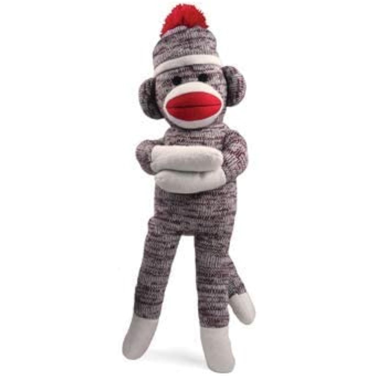 Pennington Bear Company Original Sock Monkey, Hand Knitted, Plush Material, 20 Inch