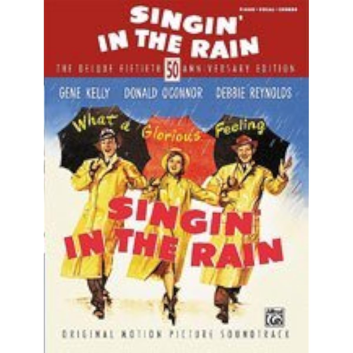 Alfred 00-26121 Singin in the Rain- Deluxe 50th Anniversary Edition - Music Book