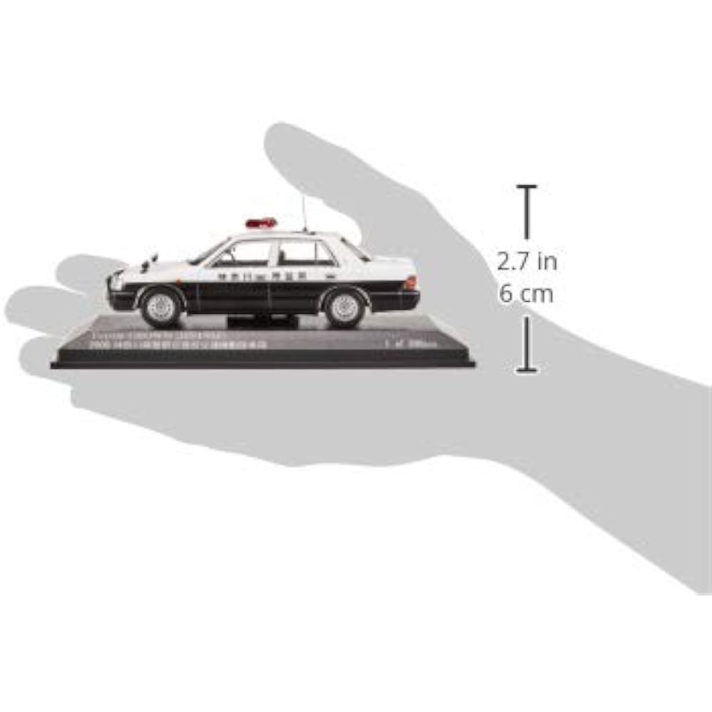 Hiko Seven RAI'S 1/43 Toyota Crown (JZS155Z) 2000 Kanagawa Prefectural Police Traffic Department Traffic Riot Police Vehicle (407) Completed Product H7430006