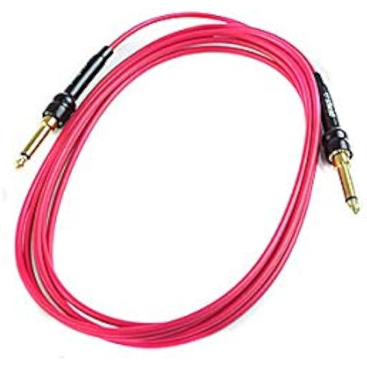 GEORGE L'S Guitar Cable 155 Instrument Straight Plugs Cable 10ft Red
