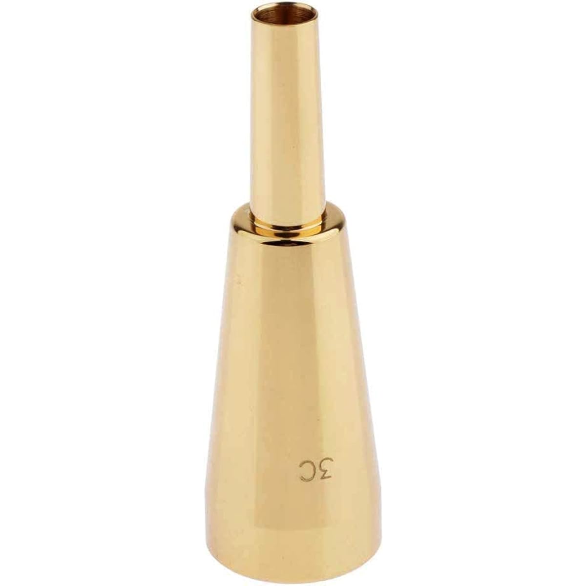 TUOREN Heavy Duty Trumpet Mouthpiece 3C Mouthpiece Compatible with Professional Players, Outer Diameter 9.8mm