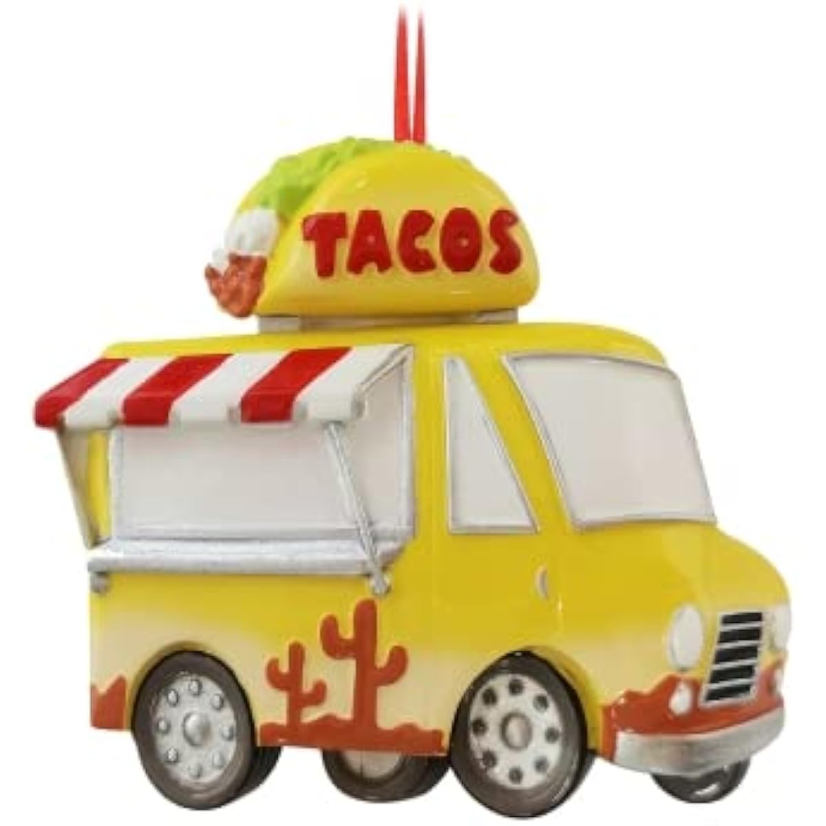 Personalized Taco Truck Ornaments - Mexican Food Truck Ornaments Taco Gifts for Taco Lovers Food Ornaments - Free Customization