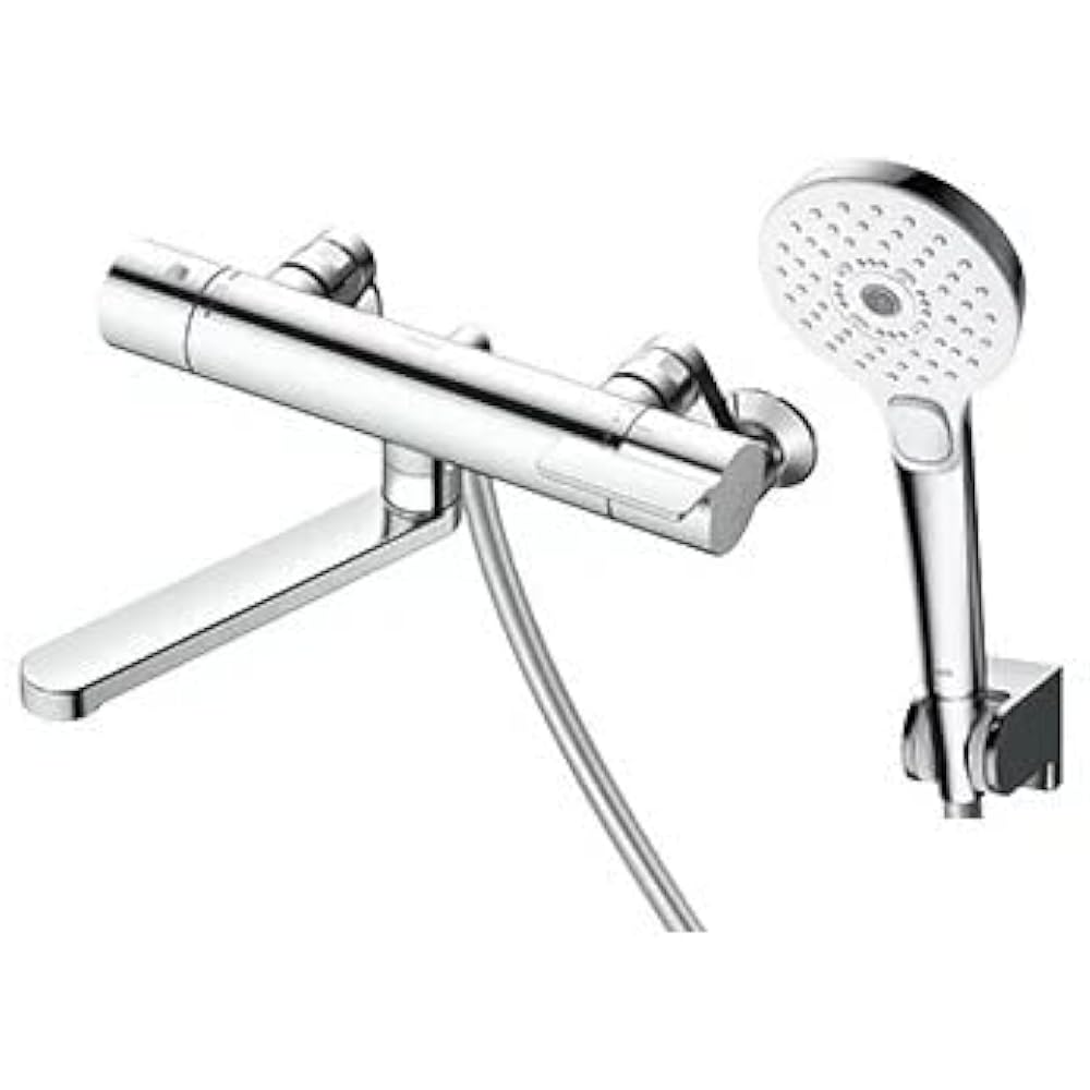 TOTO Bathroom Wall Mounted Thermostatic Mixing Faucet 170mm Comfort Wave 90φ TBV03401J1