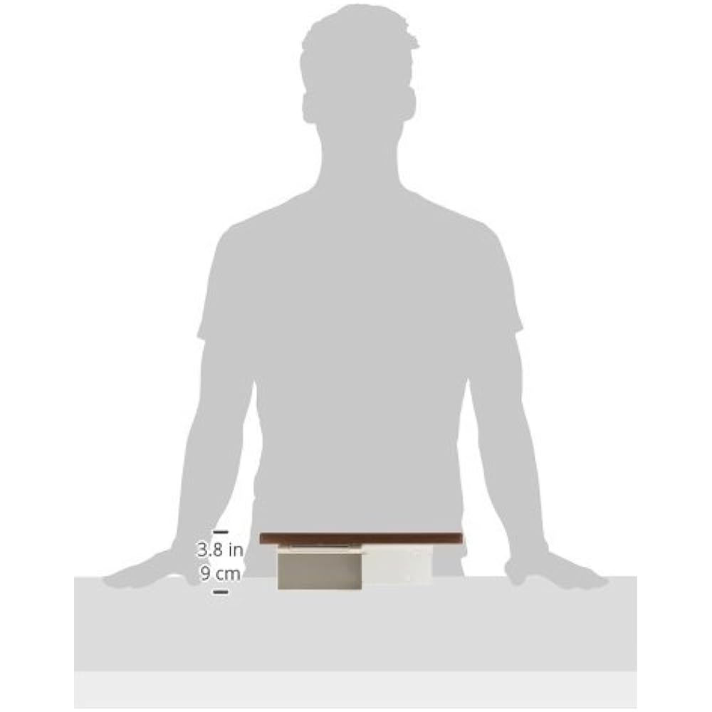 TOTO Paper Roller with Shelf (Wood) Stainless Steel Dull Brown YH402FMR#MW