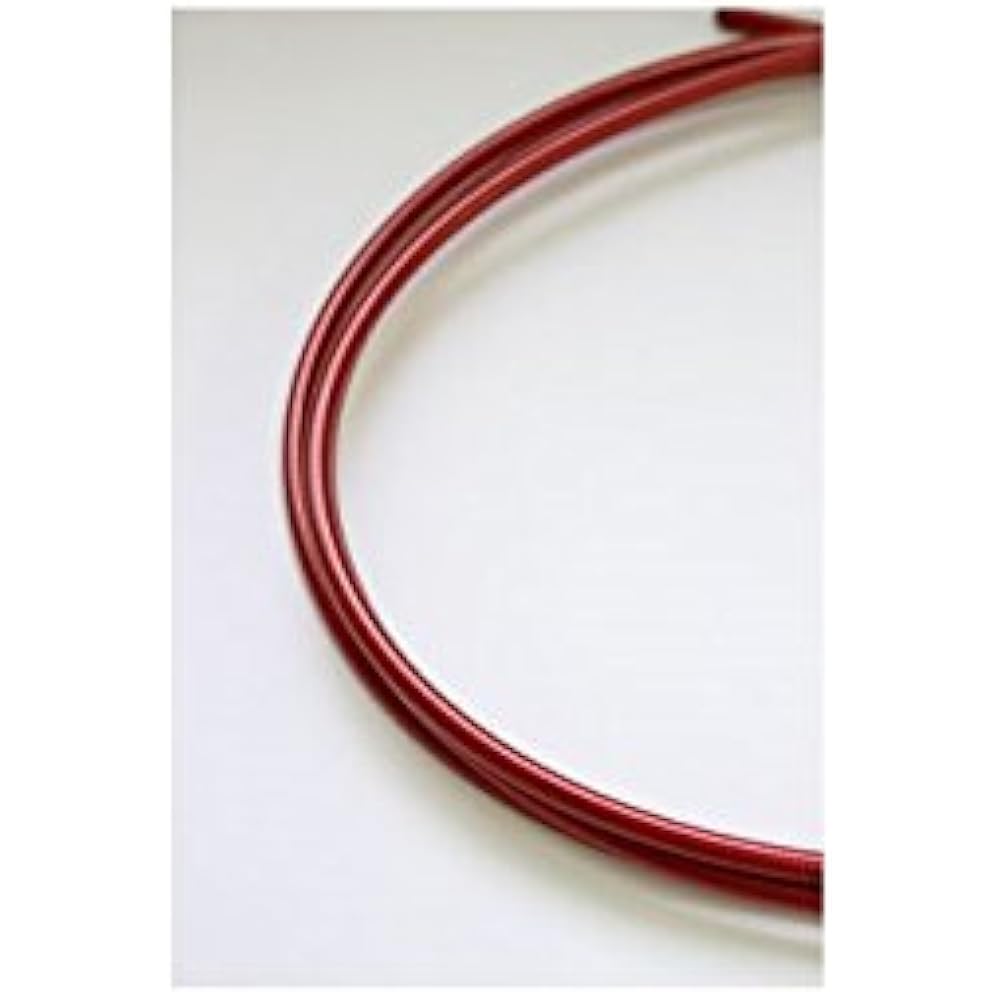 NISSEN CABLE CO.,LTD (Nissen Cable Kabushiki Gaisha) Stainless steel outer flat wire type for shift 2m roll Clear red
