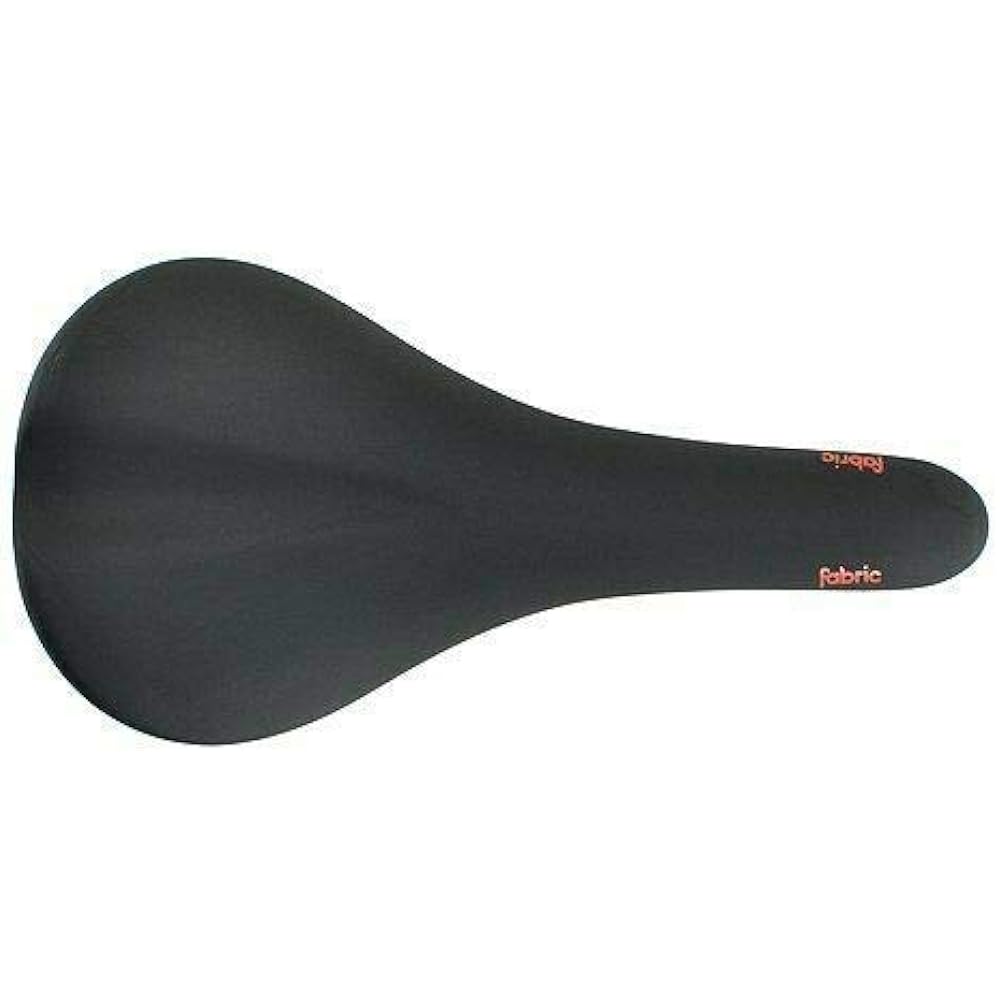 Fabric Scoop Elite Shallow Cro-Mo Rails Road MTB Saddle, Black and Red, VL1790