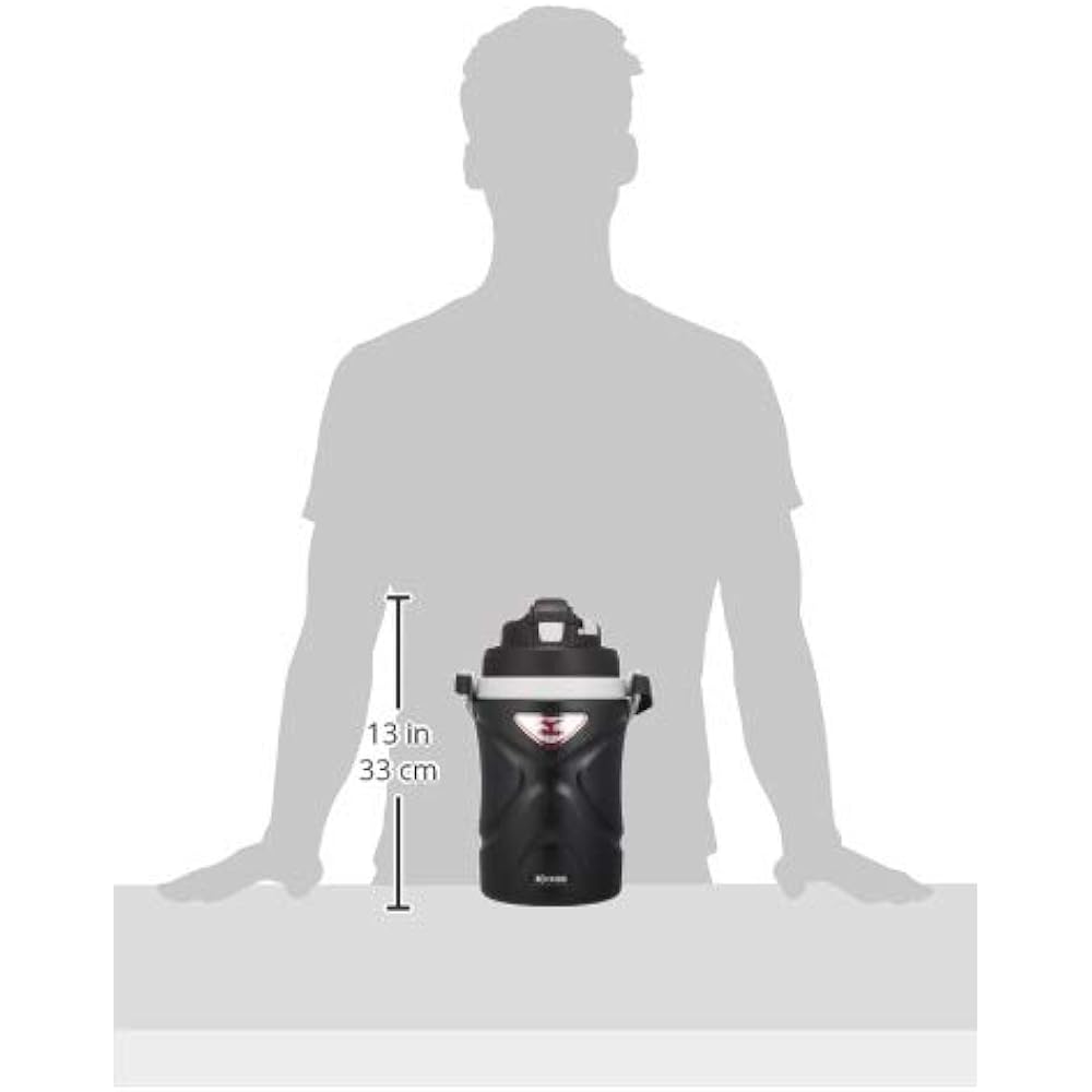 ZOJIRUSHI Water Bottle Jug Direct Drinking 2.5L Black DJ-CM25-BA