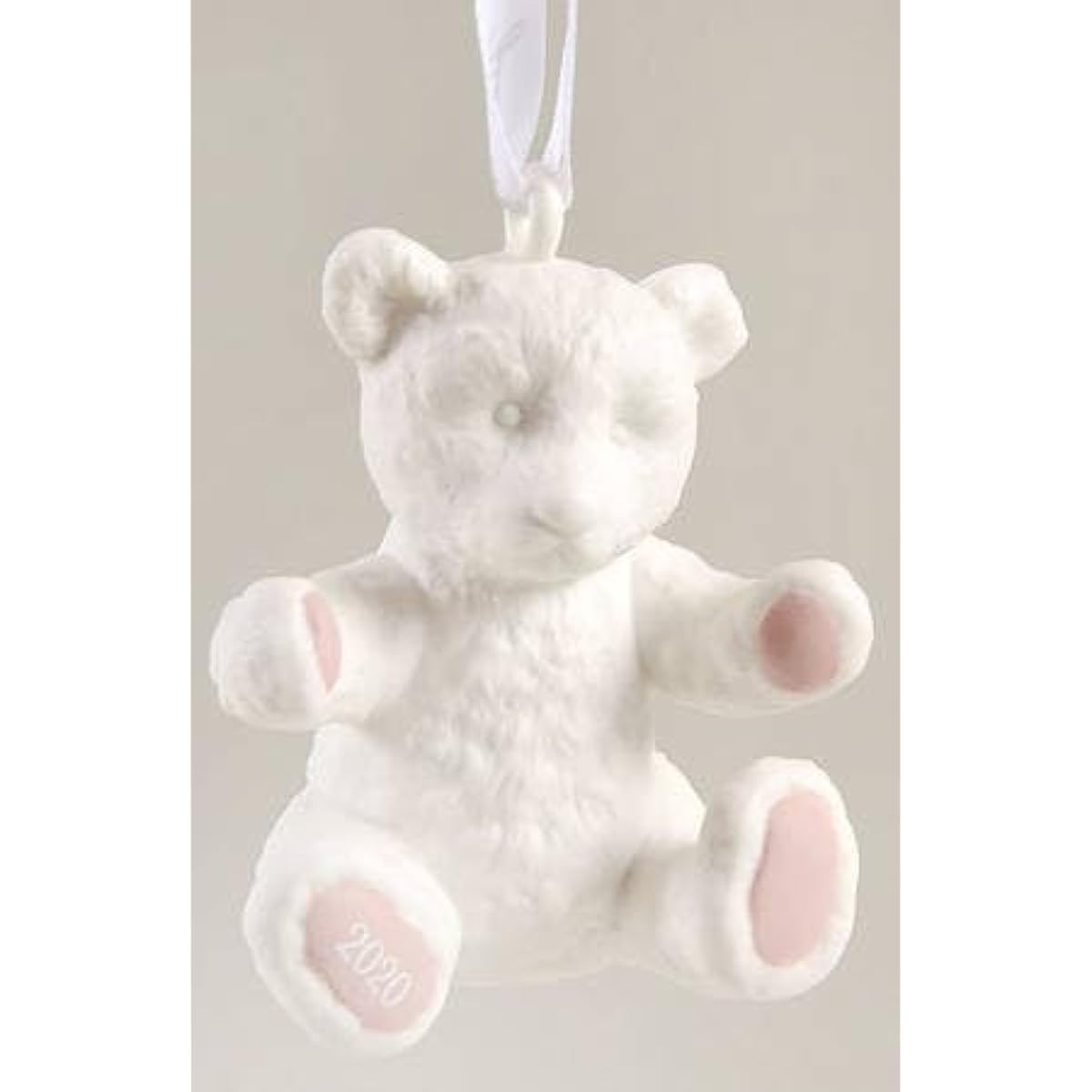Wedgwood 2020 Baby's First Christmas Pink Ornament