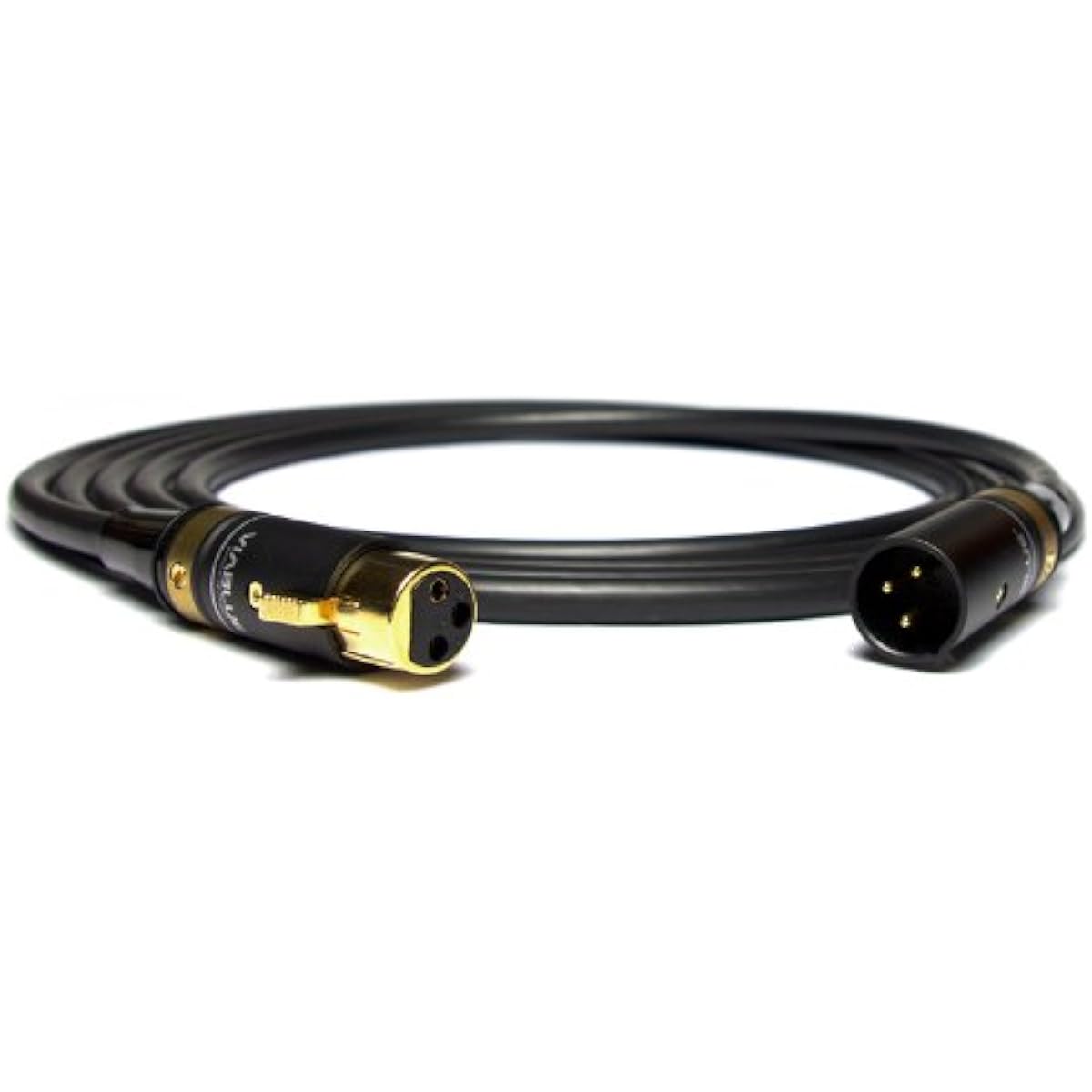 VIABLUE NF-S1 Silver Quattro Quadruple Shield High End XLR/Canon Balanced Cable (1.5m, Red)