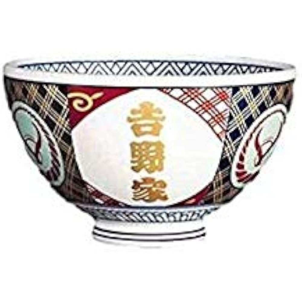 Yoshinoya original bowl gold lettering