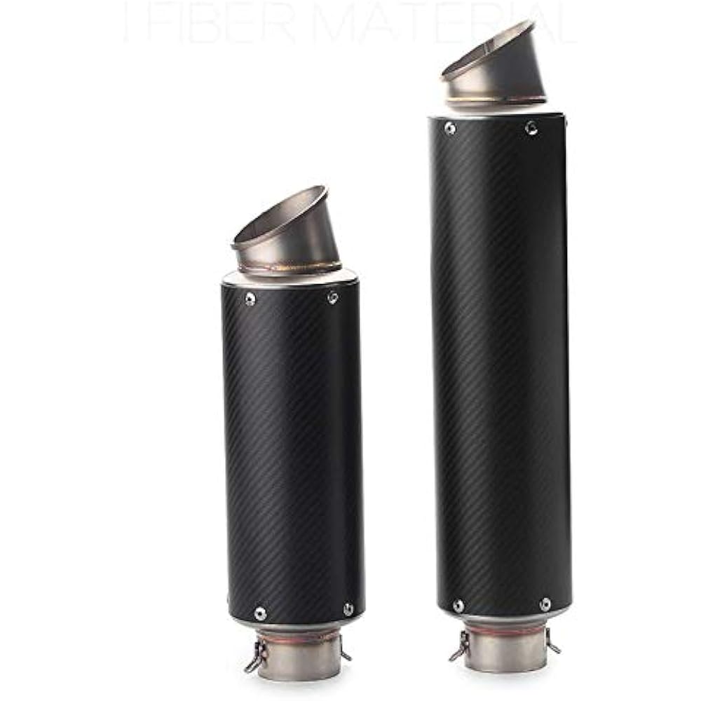 Slip-on muffler bike silencer 60.5mm general purpose motorcycle total length 47CM