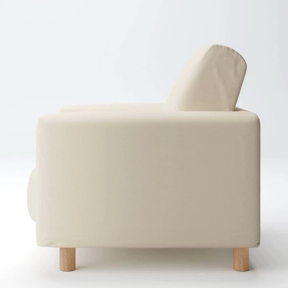 MUJI Sofa Body White Width 77 x Depth 85 x Height 70cm 1 Seater Urethane Pocket Coil 82846225