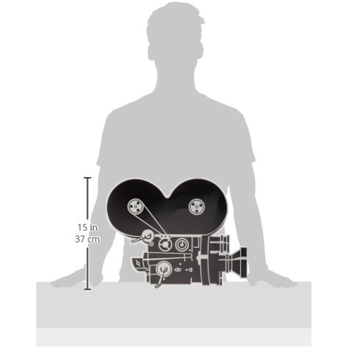 Beistle Movie Set Decoration Cutout Black/White
