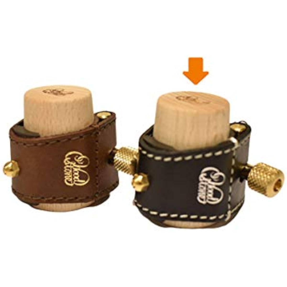 WoodStone KODAMAII CLFrench Black Ligature B Clarinet French Rubber Woodstone